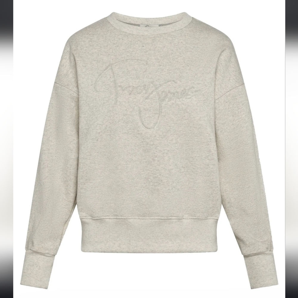 Tracy James Erica Pullover Crewneck Embossed Sweater Small